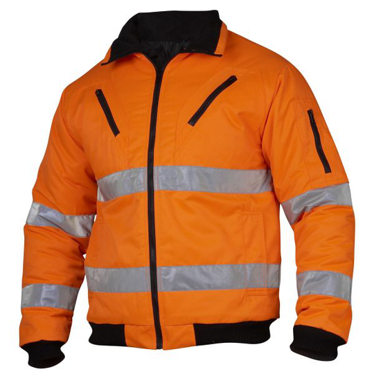 Top Swede 5016 Pilottitakki heijastimet, oranssi Koko XS