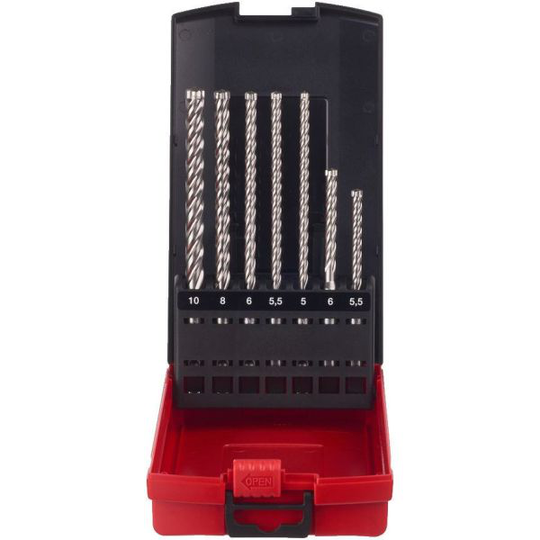 Milwaukee 4932478627 MX4 Vasaraporanteräsarja 7 osaa, SDS+