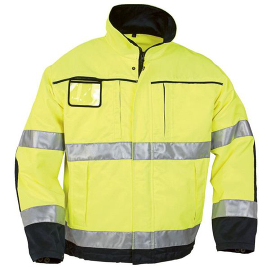 Top Swede 3816 Takki Vuoriton, huomioväri, keltainen/laivastonsininen Koko XS