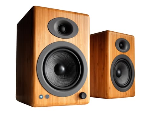Audioengine A5+ Bluetooth - Bamboo Musta, Ruskea