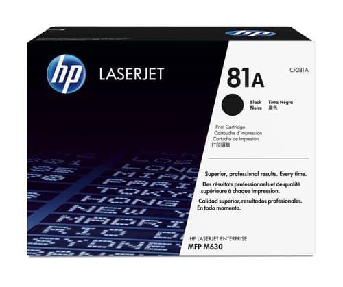 Hp Värikasetti Musta 81a 10.5k - Cf281a