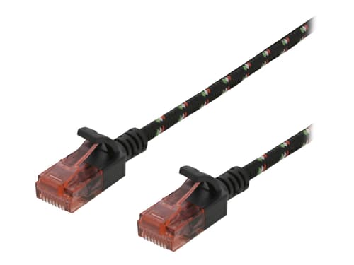 Deltaco Kytkentäkaapeli Rj-45 Rj-45 Cat 6a 2m Musta