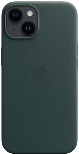 Apple Leather Case With Magsafe Iphone 14 Metsän Vihreä