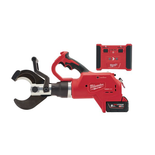 Milwaukee M18 HCC75R-502C Kaapelisakset sis. akun ja laturin