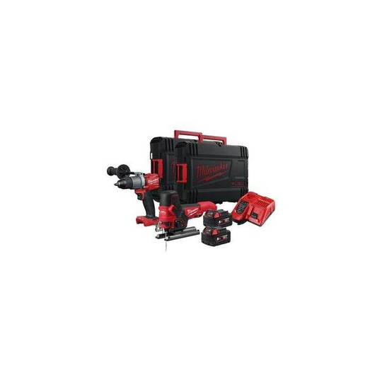 Milwaukee M18 FPP2AA2-502X Työkalupaketti ruuvitaltta ja pistosaha