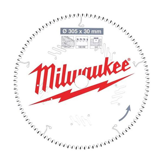 Milwaukee CSB MS W Sahanterä 305x3x30 mm, 100T