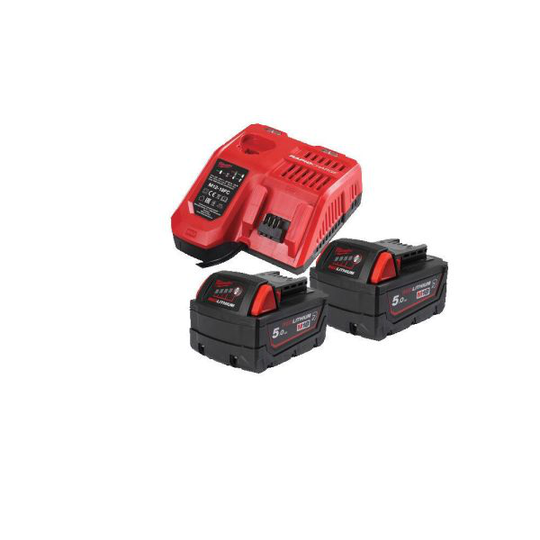 Milwaukee M18 NRGCR-502 Latauspaketti 5,0 Ah
