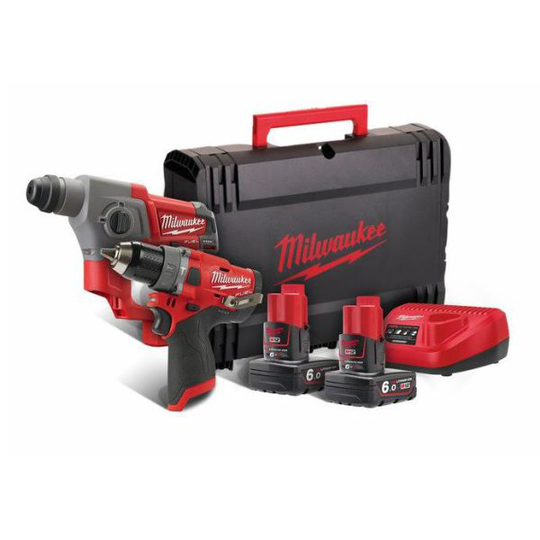Milwaukee M12 FPP2B-602X Työkalupaketti