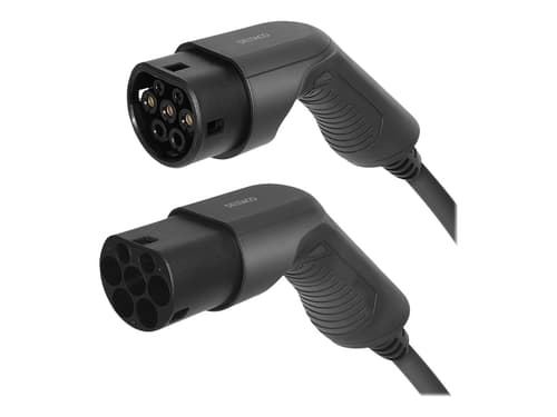 Deltaco Deltaco E-charge, Cable Type 2 - Type 2, 3 Phase, 16a, 3m 3m Iec 62196 Type 2 Uros Iec 62196 Type 2 Naaras