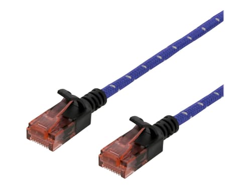 Deltaco Kytkentäkaapeli Rj-45 Rj-45 Cat 6a 0.5m Sininen