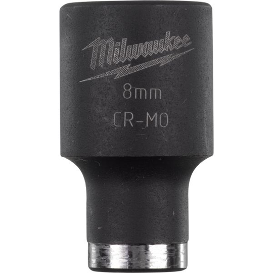 Milwaukee Shockwave Impact Duty Voimahylsy 1/2" kiinnitys, lyhyt 8 mm