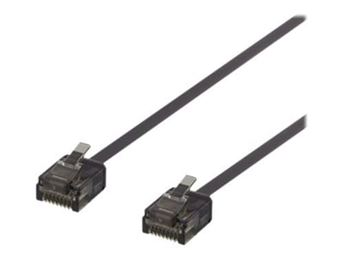 Deltaco Kytkentäkaapeli Rj-45 Rj-45 Cat 6a 0.15m Musta