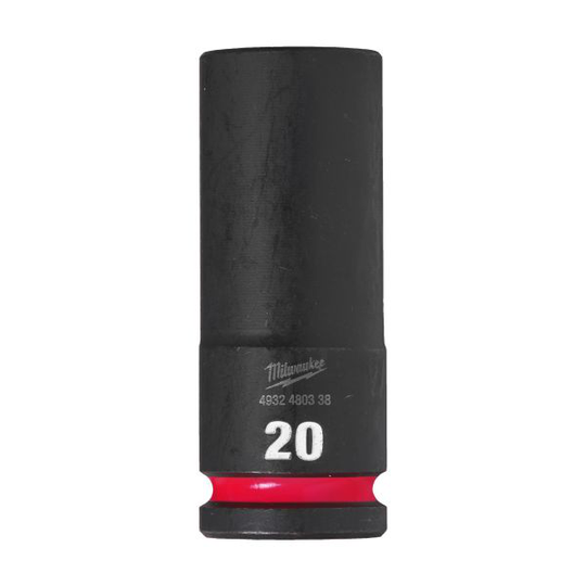 Milwaukee Shockwave Impact Duty Voimahylsy 1/2" nelikulma, pitkä 20 mm