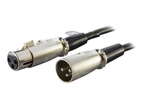 Deltaco Audiojatkojohto 5m 3 Pin Xlr Naaras 3 Pin Xlr Uros