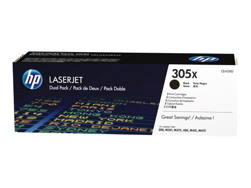 Hp Värikasetti Musta 305x 4k - Ce410xd 2-pack