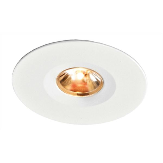Maxel 2810 Downlight-valaisin valkoinen teksturoitu maali, 1,2 W, 3000K Kiinteä, 12°