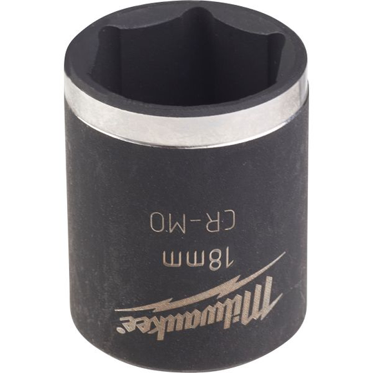 Milwaukee Shockwave Impact Duty Voimahylsy 3/8" kiinnitys, lyhyt 18 mm