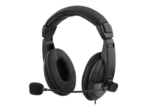 Deltaco Kuuloke + Mikrofoni Usb Stereo Musta
