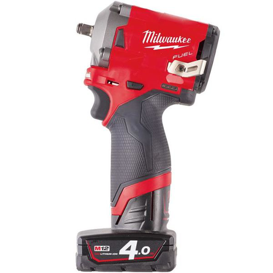 Milwaukee M12 FIW38-422X Mutterinväännin 3/8", sis. akun ja laturin