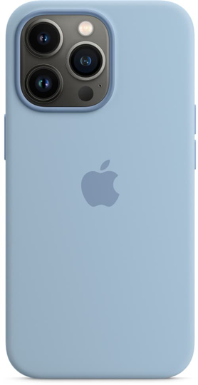 Apple Silicone Case With Magsafe Iphone 13 Pro Blue Fog