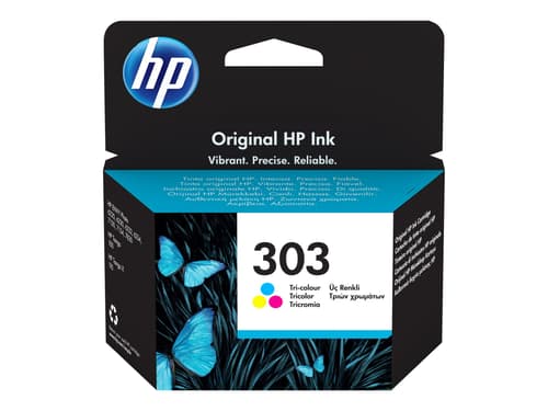 Hp Muste Tri-color 303 4ml - Envy Kuva 62xx/71xx/78xx/tango