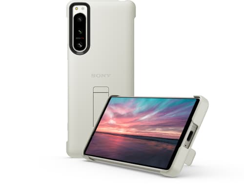 Sony Stand Back Cover Sony Xperia 5 Iv Ecru