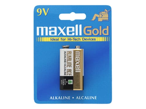 Maxell Battery Alkaline 9v/lr6lr61