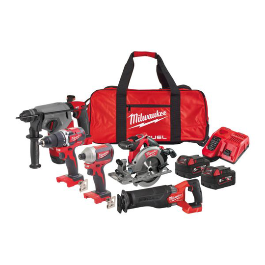 Milwaukee M18 PP5B 502B Työkalupaketti