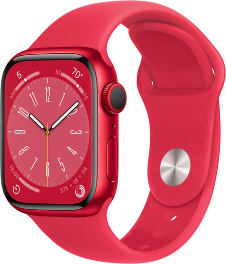 Apple Watch Series 8 Gps + Cellular, 41mm (product)red Aluminium Case With Red Sport Band