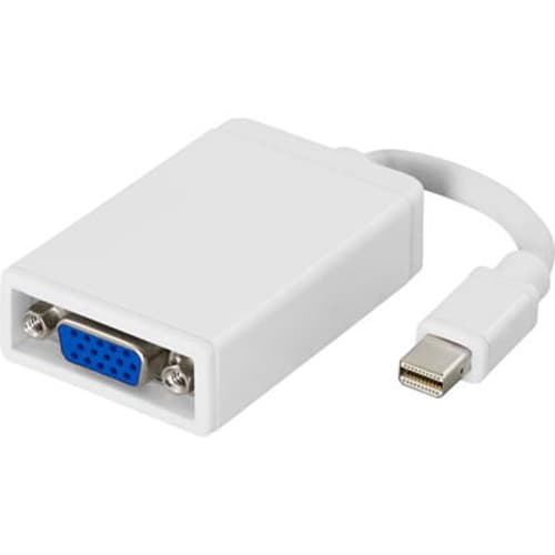Deltaco Dp-vga4 Mini Displayport Uros 15 Pin Hd D-sub (hd-15) Naaras Harmaa, Valkoinen