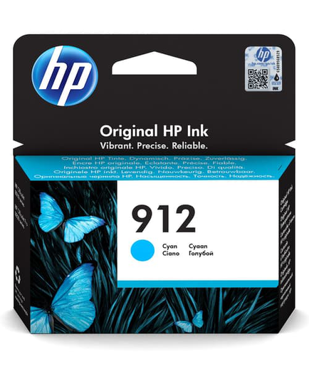 Hp Muste Syaani 912 315 Pages - Officejet Pro 8022/8024/8025