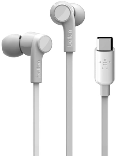 Belkin Earphones Usb-c With Mic In-ear Kuulokkeet Usb-c Stereo Valkoinen