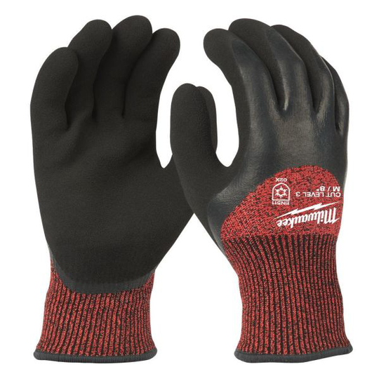Milwaukee 3/C Viiltosuojakäsineet lämmin vuori M/8
