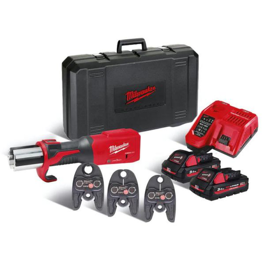 Milwaukee M18 ONEBLHPT-302C U-SET Puristustyökalu sis. U-leuat, akun ja laturin