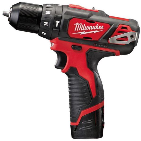Milwaukee M12 BPD-202C Iskuporakone sis. akun ja laturin
