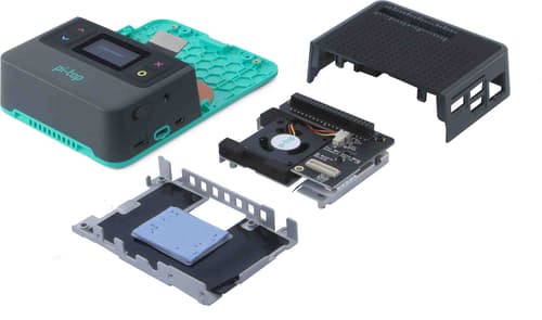 Pi-top Development Board Case For Raspberry Pi 4 Black