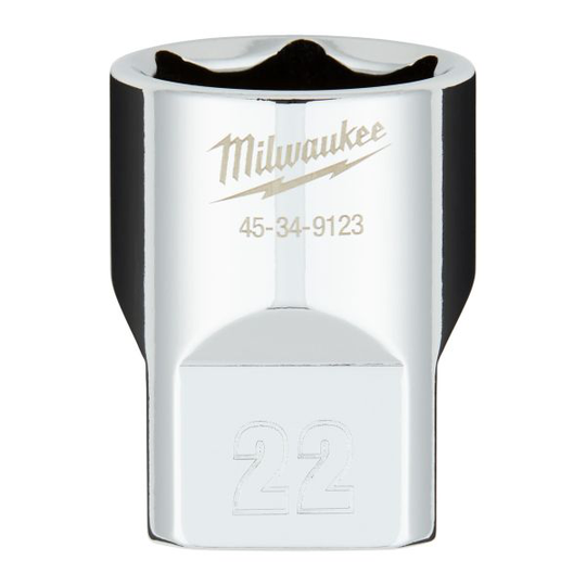 Milwaukee 4932480020 Hylsy 1/2", lyhyt 22 mm