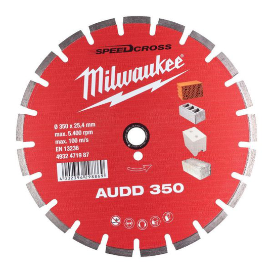 Milwaukee Speedcross Timanttilaikka AUDD