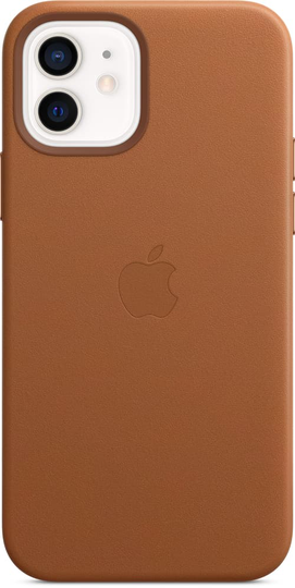 Apple Leather Case With Magsafe Iphone 12, Iphone 12 Pro Saddle Brown