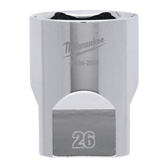 Milwaukee 4932480024 Hylsy 1/2", lyhyt 26 mm