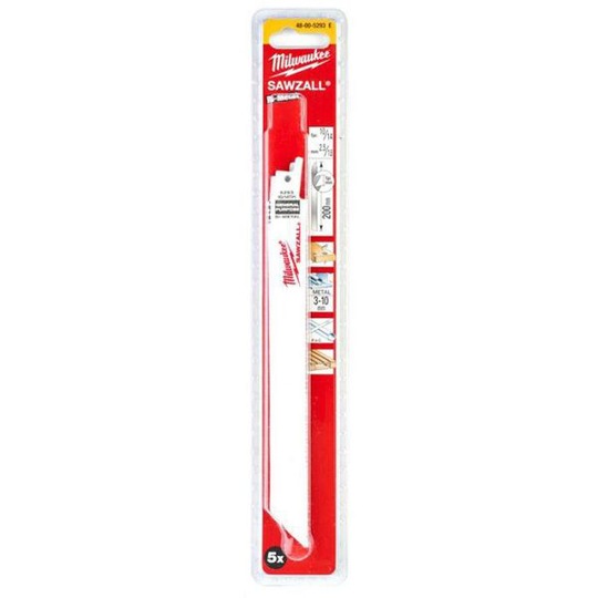 Milwaukee 48005293 Puukkosahanterä 5 kpl:n pakkaus