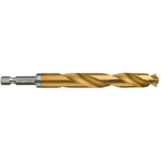 Milwaukee SHOCKWAVE Red Hex HSS-G TIN Metalliporanterä 1 kpl:n pakkaus 12 mm
