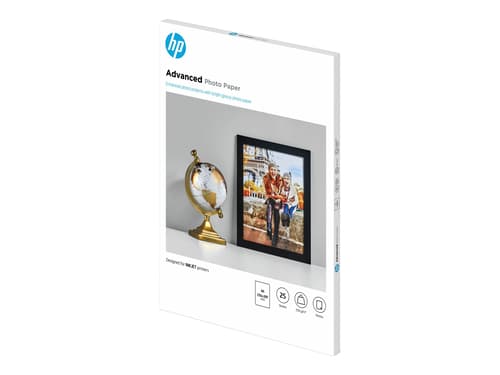 Hp Papper Photo Advanced Kiiltävä A4 25 Arkkia 250g
