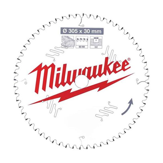 Milwaukee CSB MS W Sahanterä 305x3x30 mm, 60T