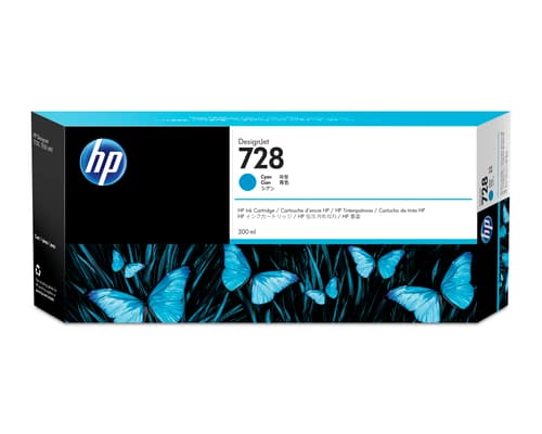 Hp Muste Syaani 728 300ml - Dj T730/t830