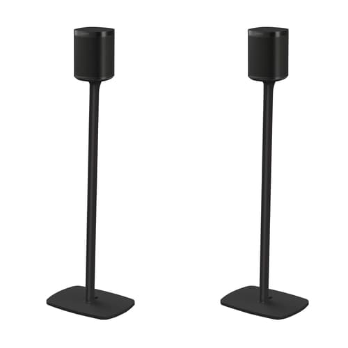 Flexson Floor Stand For Sonos One/one Sl/play:1 2p Black