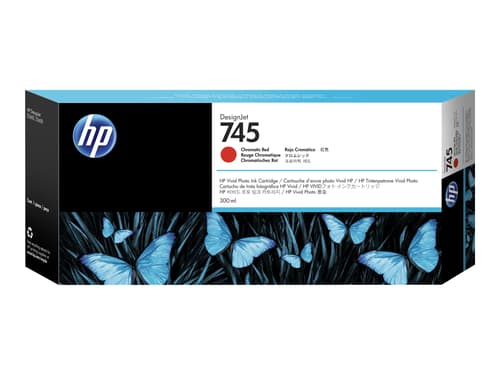 Hp Muste Chromatic Punainen No.745 300ml - Z2600/z5600