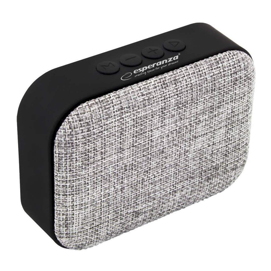 Bluetooth-kaiutin FM-radiolla - harmaa