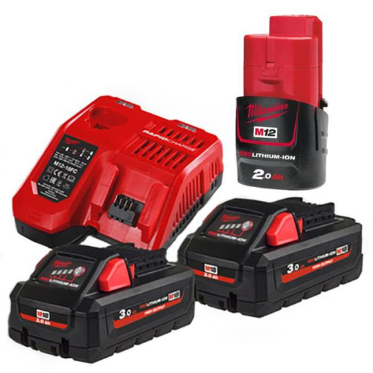 Milwaukee M18 HNRG-302 Latauspaketti