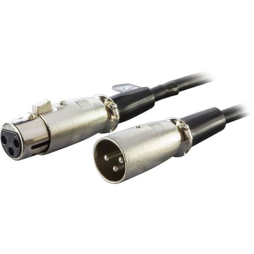 Deltaco Audiojatkojohto 2m 3 Pin Xlr Naaras 3 Pin Xlr Uros